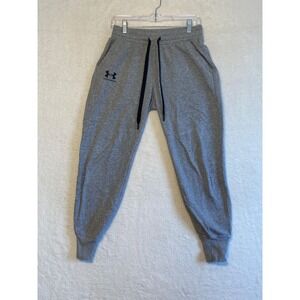 Under Armour Gray Joggers Sweatpants Mens Womens Size S Loose Fit Athleisure
